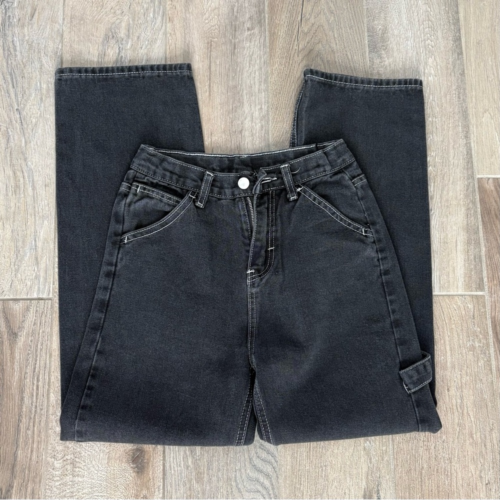 Black carpenter jeans